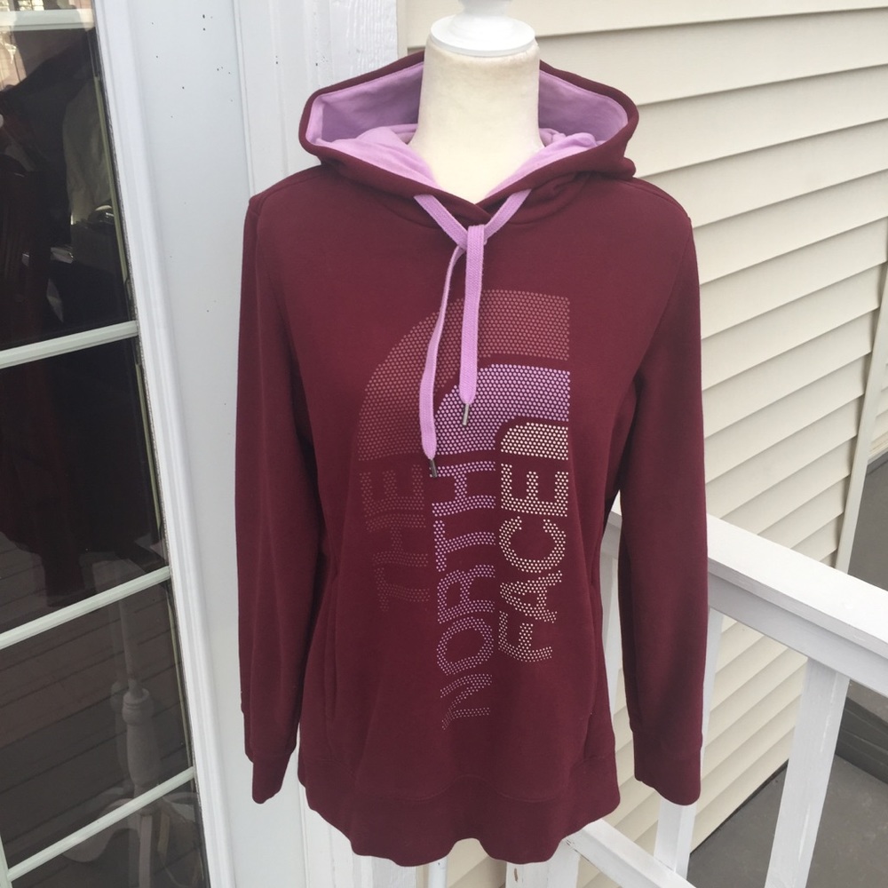 North Face Hoodie. size L